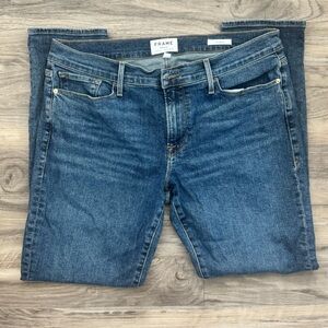 Frame | Le Garçon Straight Leg Ankle Length Jean